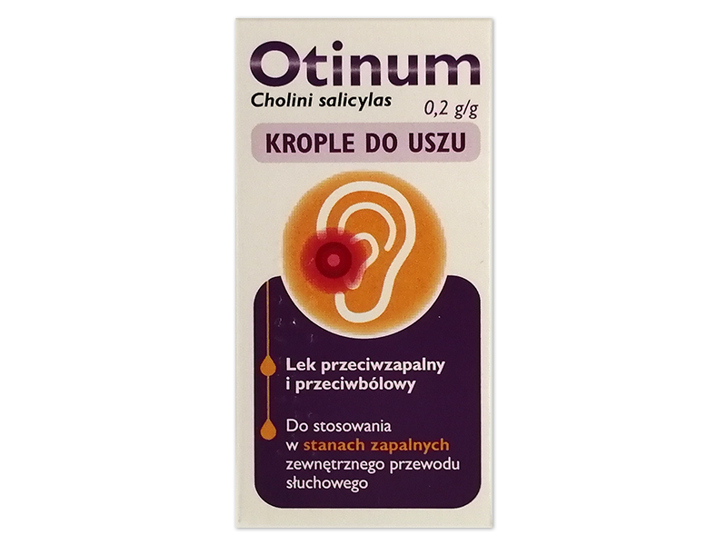 Otinum, krople do uszu, 20%