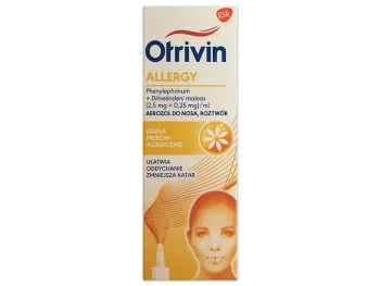 Zdjęcie produktu Otrivin Allergy, aerozol do nosa, 2,5 mg+0,25 mg