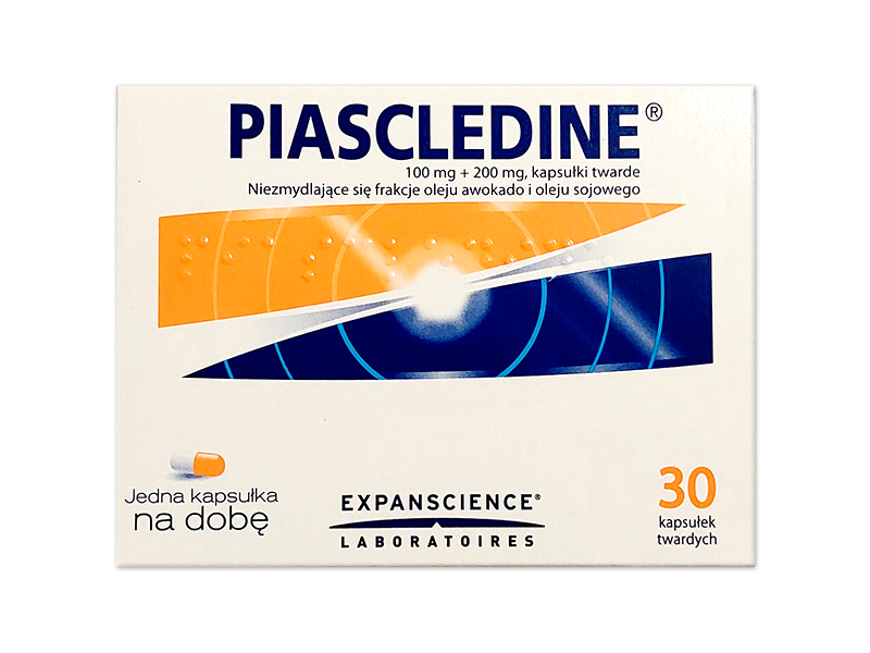 Piascledine, kapsułki twarde, 100 mg + 200 mg