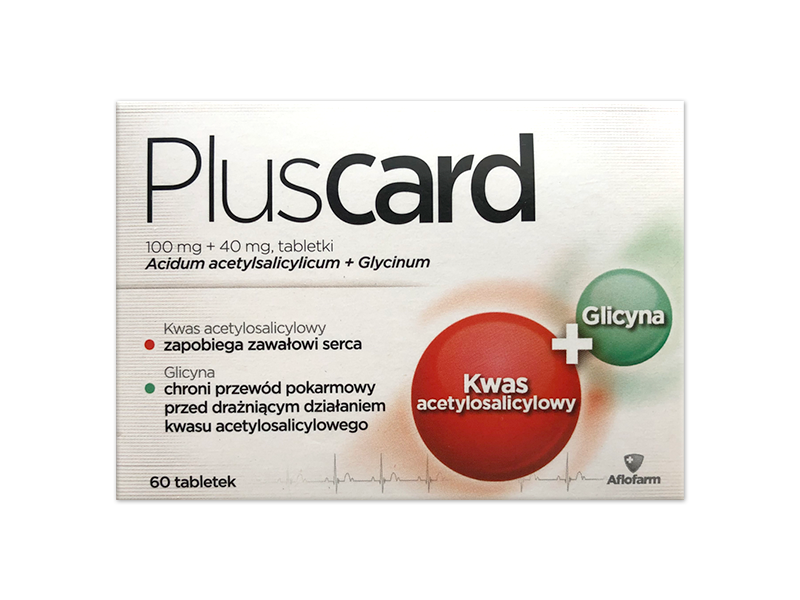 Pluscard, tabletki, 100 mg + 40 mg