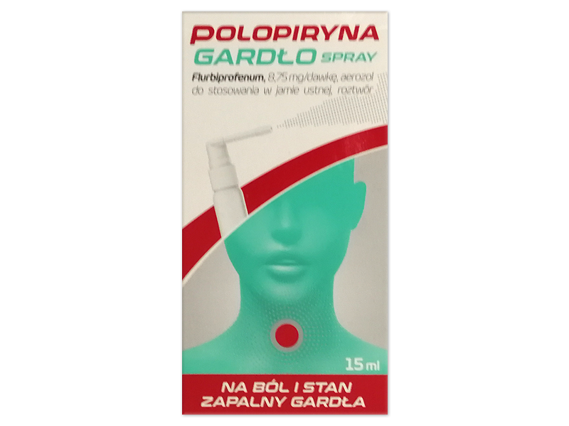 Polopiryna Gardło Spray, aerozol do jamy ustnej, 8,75 mg