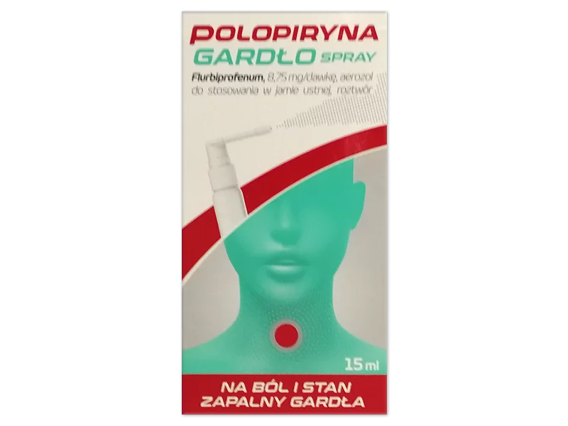 Zdjęcie Polopiryna Gardło Spray, aerozol do jamy ustnej, 8,75 mg