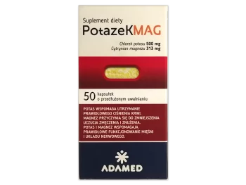 Zdjęcie produktu Potazek Mag, kapsułki, 500 mg+313 mg