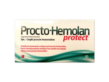 Zdjęcie produktu Procto-Hemolan Protect, czopki