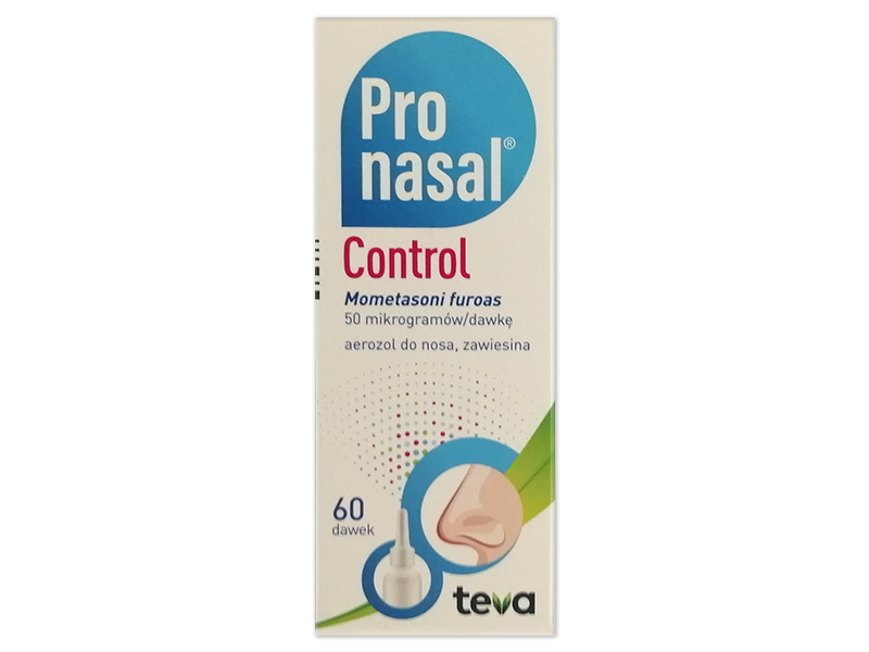 Pronasal Control, aerozol do nosa, 50 mcg/dawka