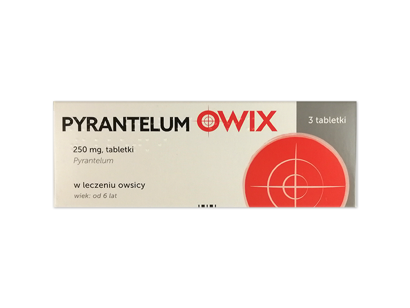 Pyrantelum, tabletki, 250 mg