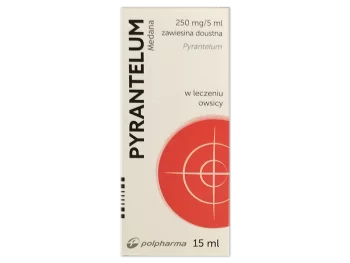 Zdjęcie produktu Pyrantelum, zawiesina doustna, 250 mg/5 ml