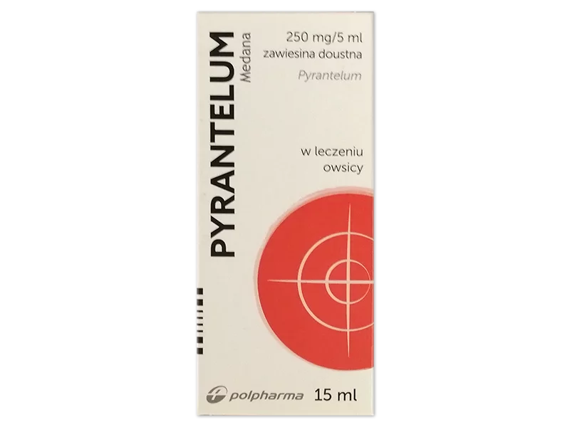 Zdjęcie Pyrantelum, zawiesina doustna, 250 mg/5 ml