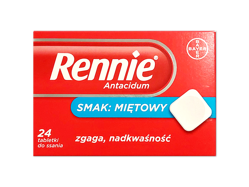 Rennie Antacidum, tabletki do ssania