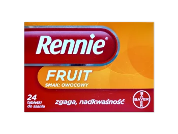 Zdjęcie produktu Rennie Fruit, tabletki do ssania