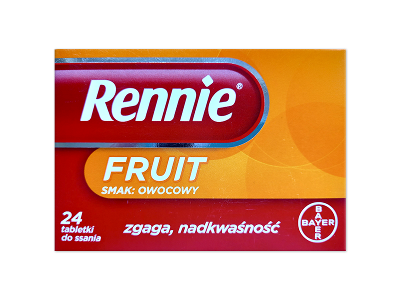 Rennie Fruit, tabletki do ssania