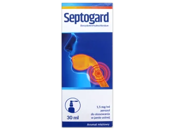 Zdjęcie produktu Septogard, aerozol do jamy ustnej, 1,5 mg/ml