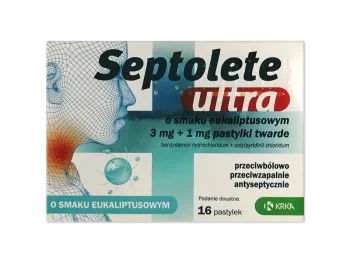 Zdjęcie produktu Septolete Ultra, pastylki do ssania, 3 mg+1 mg