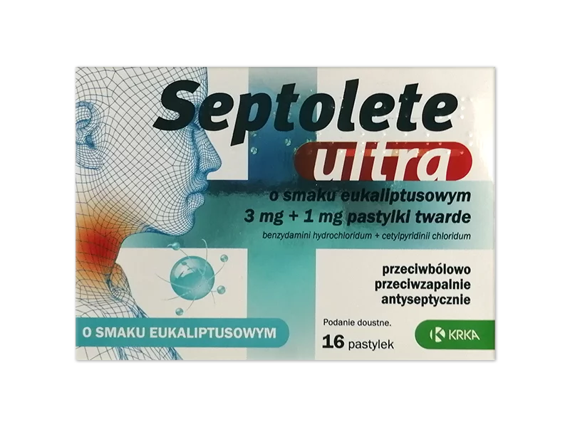 Zdjęcie Septolete Ultra, aerozol do jamy ustnej, 1,5 mg + 5 mg/ml