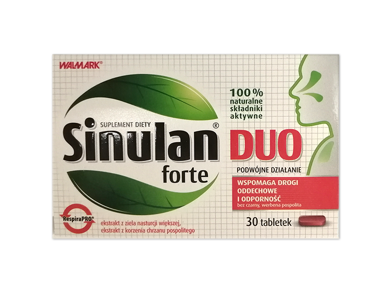 Sinulan Duo Forte, tabletki powlekane