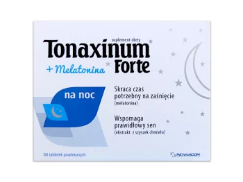 Zdjęcie produktu Tonaxinum Forte + Melatonina, tabletki