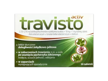 Zdjęcie produktu Travisto activ, tabletki, 0,015g+0,01g+1mg