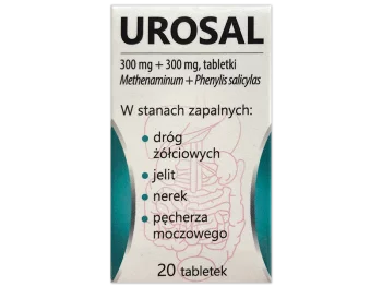 Zdjęcie produktu Urosal, tabletki, 300 mg +300 mg