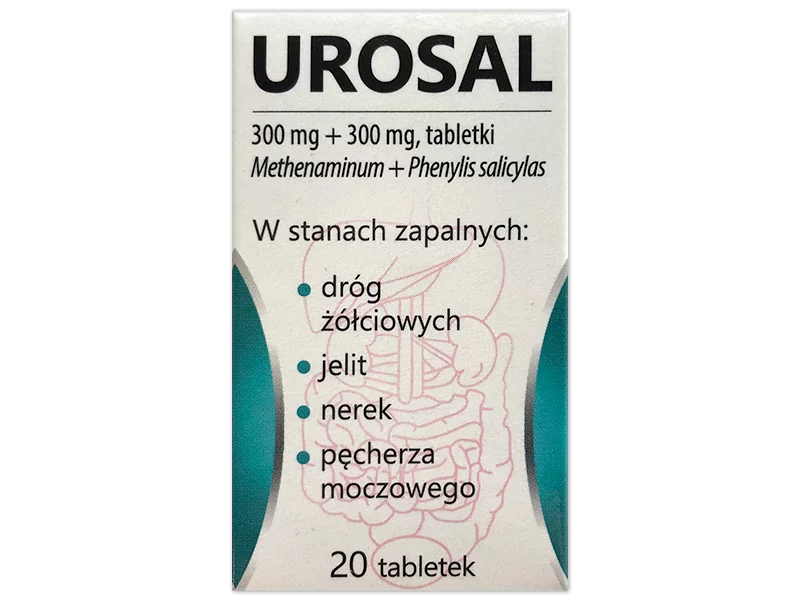 Zdjęcie Urosal, tabletki, 300 mg +300 mg