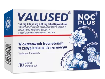 Zdjęcie produktu Valused Noc Plus, tabletki powlekane