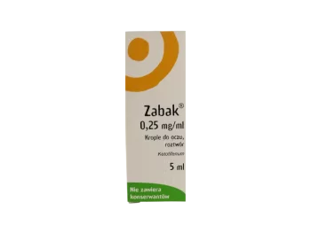 Zdjęcie produktu Zabak, krople do oczu, 0,25 mg/ml