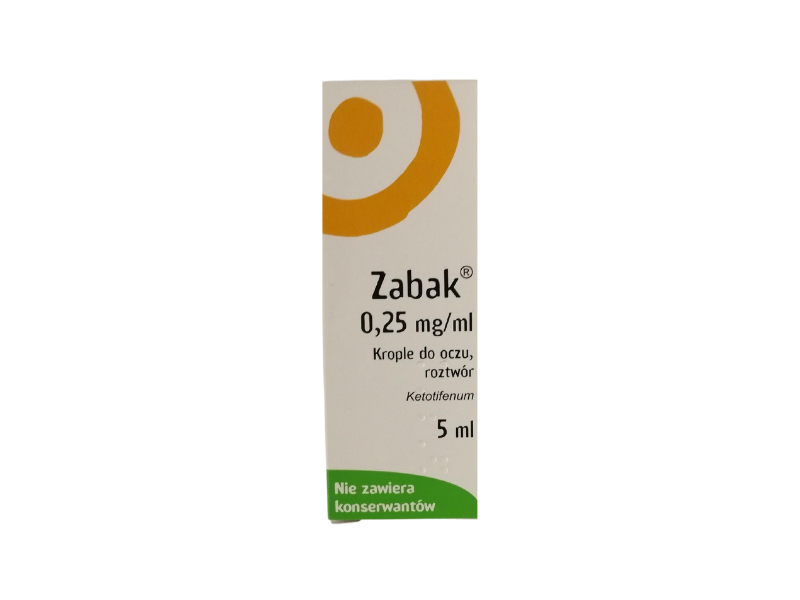 Zabak, krople do oczu, 0,25 mg/ml