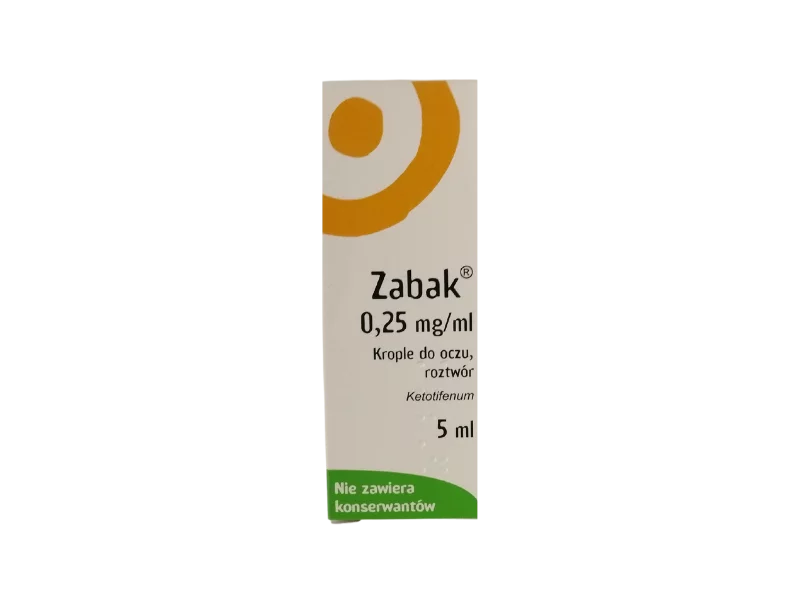 Zdjęcie Zabak, krople do oczu, 0,25 mg/ml