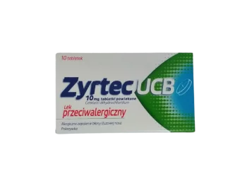 Zdjęcie produktu Zyrtec UCB, tabletki powlekane, 10 mg