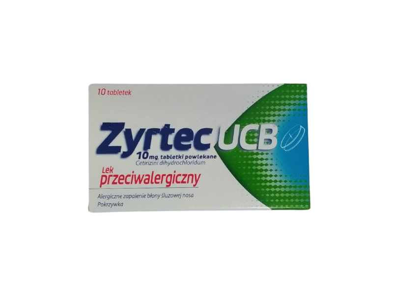 Zyrtec UCB, tabletki powlekane, 10 mg