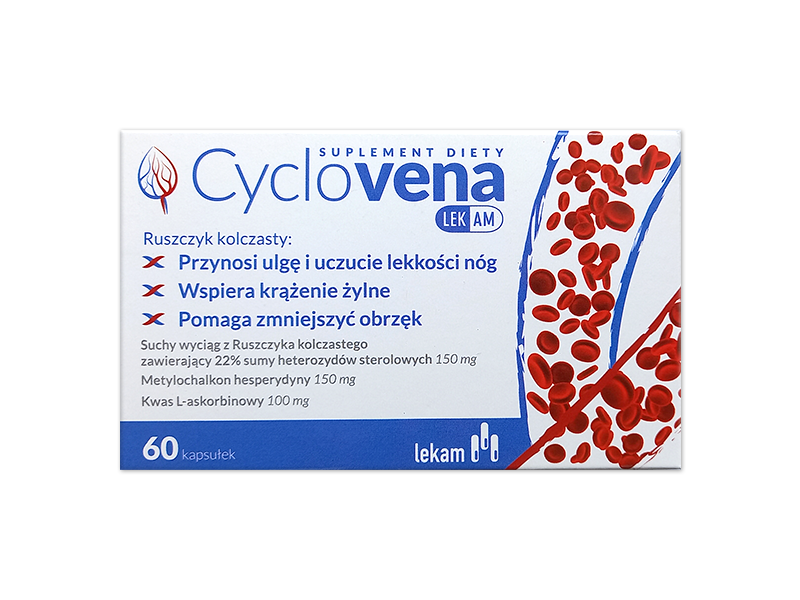 Cyclovena, kapsułki, 150 mg+150 mg+100 mg