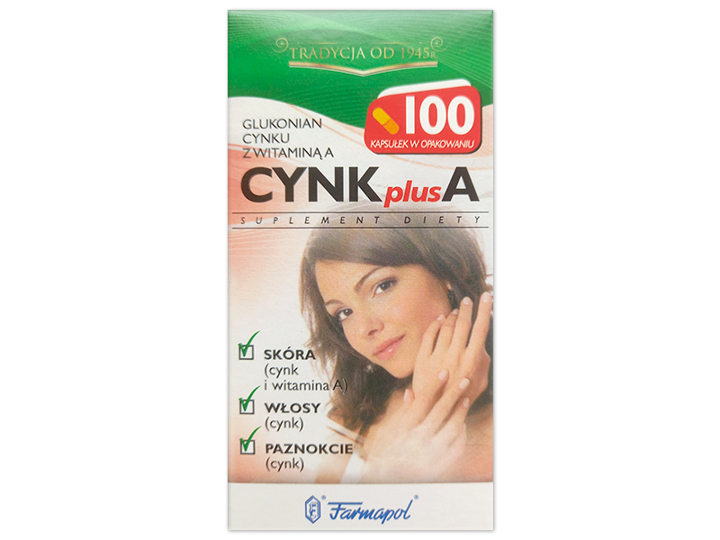 Cynk Plus A, kapsułki twarde