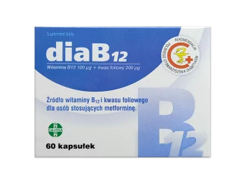 Zdjęcie produktu DiaB12, kapsułki twarde