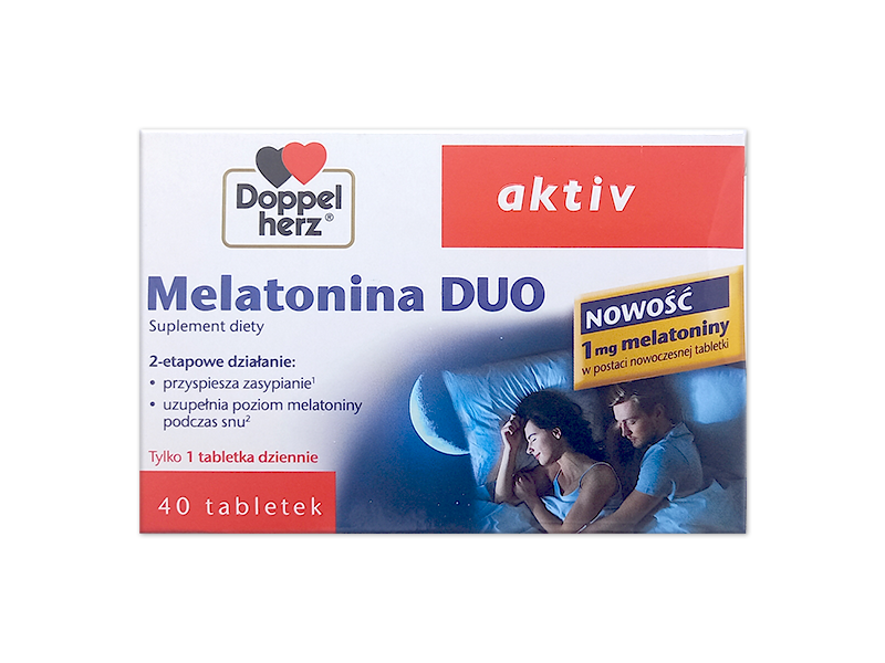 Doppelherz Aktiv Melatonina DUO, tabletki