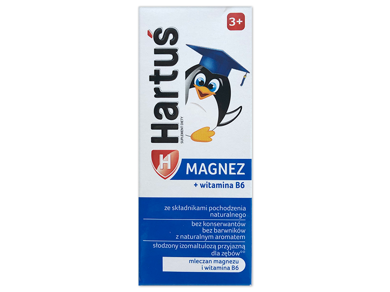 Hartuś Magnez + Witamina B6, syrop