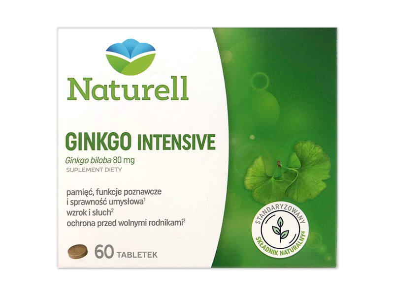 Naturell Gingko Intensive, tabletki