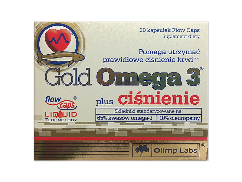 Olimp Gold Omega 3 plus ciśnienie, kapsułki