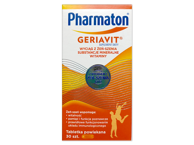 Pharmaton Geriavit, tabletki