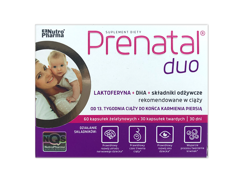 Prenatal Duo, kapsułki + tabletki