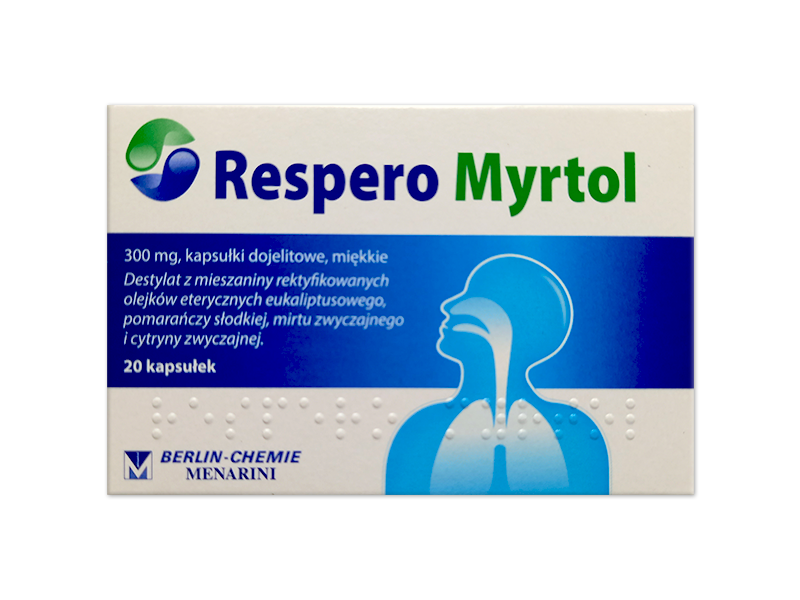 Respero Myrtol, kapsułki dojelitowe, 300 mg