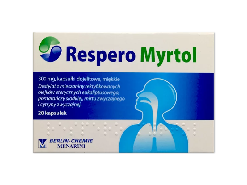 Zdjęcie Respero Myrtol, kapsułki dojelitowe, 300 mg