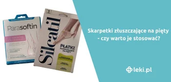 Ilustracja poradnika Najlepsze skarpetki złuszczające na pięty. Jakie skarpetki kupisz w aptece?