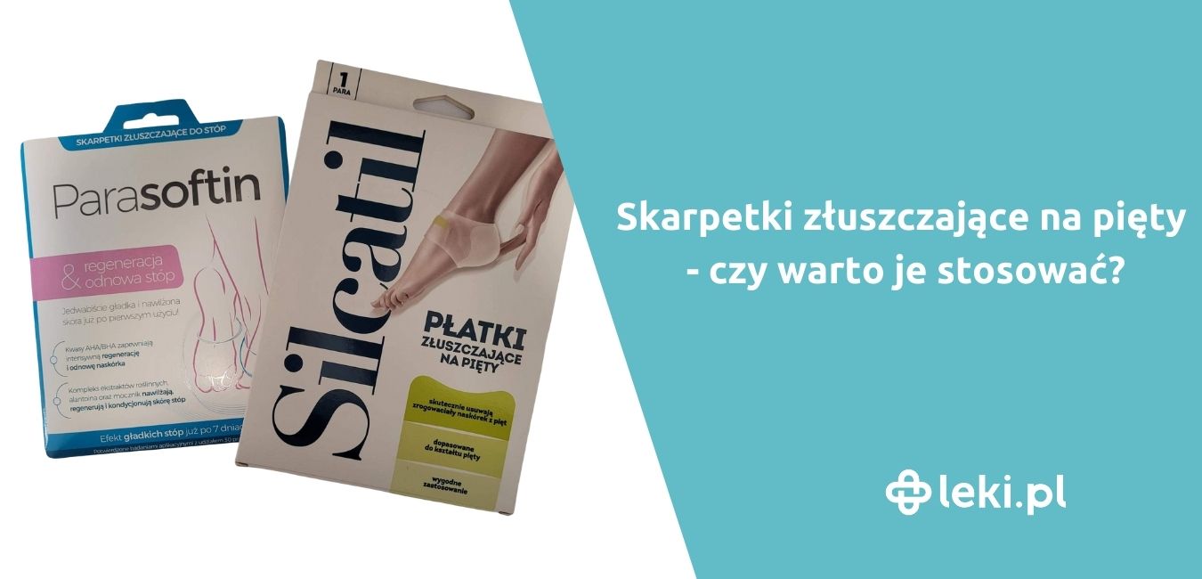 Najlepsze skarpetki złuszczające na pięty. Jakie skarpetki kupisz w aptece?