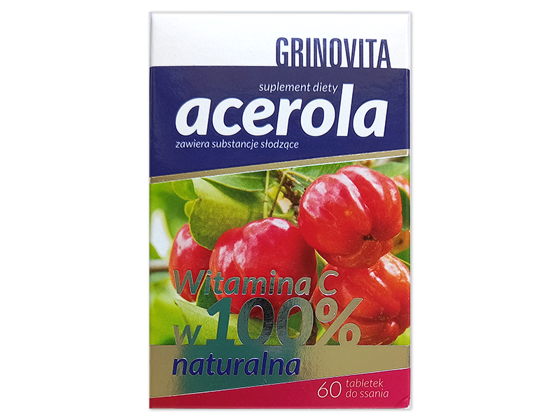 Acerola Grinovita, tabletki do ssania