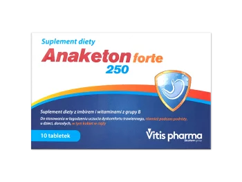 Zdjęcie produktu Anaketon Adult, tabletki, 250mg