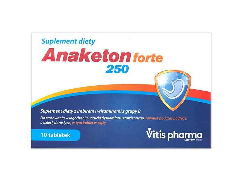 Anaketon Adult, tabletki, 250mg