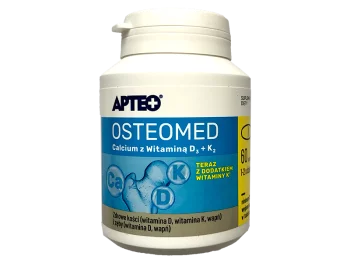 Zdjęcie produktu Apteo Osteomed Calcium z Witaminą D3, tabletki, 500 mg+ 5 µg