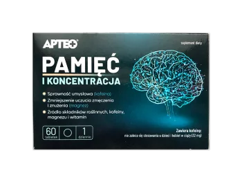 Zdjęcie produktu Apteo Pamięć i koncentracja, tabletki