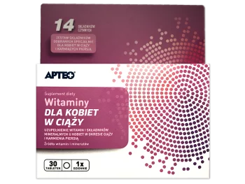 Zdjęcie produktu Apteo Witaminy dla kobiet w ciąży, tabletki