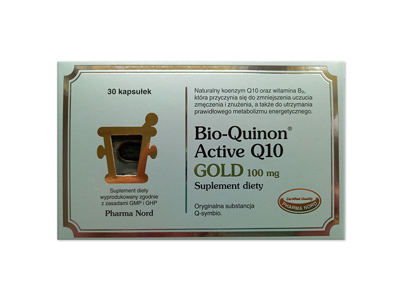 Bio-Quinon Active Q10 Gold, kapsułki, 100mg+1,4mg