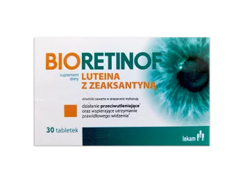 Zdjęcie produktu Bioretinof luteina z zeaksantyną, tabletki